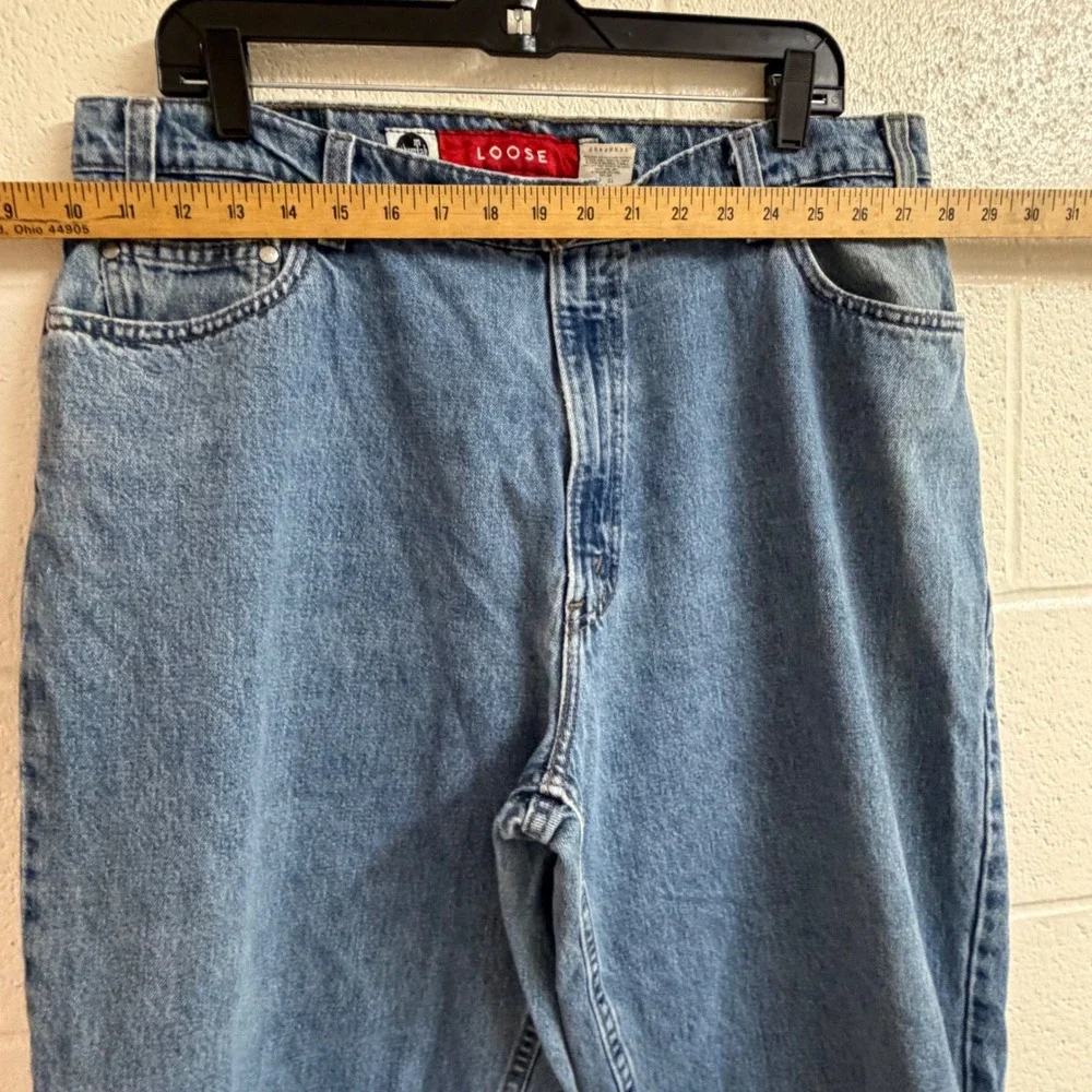 Levi's Mens SilverTab Loose Fit Jeans 37x30 Blue Denim Vintage 90s Baggy Skater